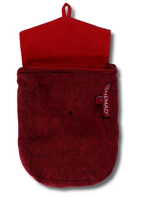 Mittelalter Tasche Vidga in Feuerrot Detailansicht 5