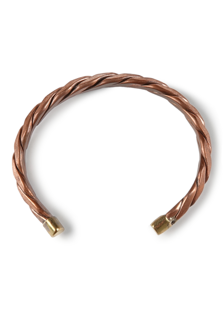Mittelalter Armreif Andromache aus Kupfer in  Draufsicht