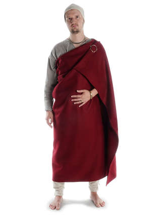 Wikinger Fibel Idomeneus aus Messing in  Frontansicht 8
