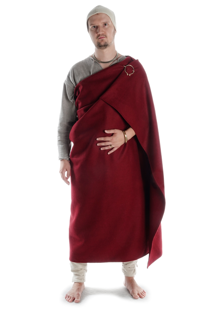 Wikinger Fibel Idomeneus aus Messing in  Frontansicht 8