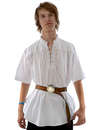  Lace-up Shirt Klingsor short sleeves