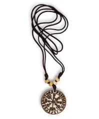 Halskette Vegvísir Futhark