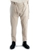Mittelalter Strick Urian aus Baumwolle in Beige Frontansicht 10