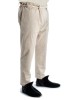 Mittelalter Strick Urian aus Baumwolle in Beige Frontansicht 11