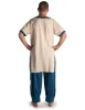 Wikinger Tunika Wido in Beige Rückansicht