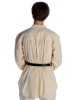 Mittelalter Schnürhemd Artus in Beige Rückansicht