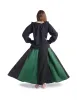 Mittelalter Bluse Gotelinde in Schwarz Rückansicht 3