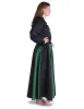 Mittelalter Bluse Gotelinde in Schwarz Seitenansicht 2