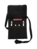 Wikinger Nadelbinden Stricknadel Set mit Tasche Inghild aus Knochen in Schwarz Frontansicht 3