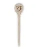 Wikinger Haarnadel Freyja mit Tasche aus Knochen in Blau Frontansicht 2